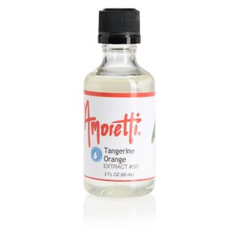 Amoretti - Tangerine Orange Extract Water Soluble 2 oz - Highly Concentrated & Perfect For Pastry, Savory, Brewing, and more, Preservative Free, Vegan, Kosher Pareve, Keto Friendly