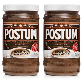 Hot Cocoa Natural Blend Coffee Alternative - Instant, Healthy, Chocolate Flavor Coffee Substitute (2 x 8oz) - Caffeine Free Coffee Replacement for Breakfast, Gourmet & Pantry Pack