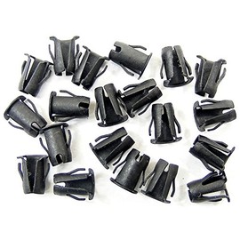 Retro-Motive Emblem & Trim Barrel Clips- Fits 5/32" Hole- 1/8" Stud- Fits Ford Lincoln Mercury (25 pcs)- #219