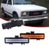 MODIPIM Smoke Switchback LED Front Paking Signal Lamp FOR 83-94