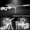 Piececool 3D Puzzle Metal AWM Sniper Rifle Model, 3D Metal