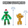 Zing StikBot Christmas Crew Pack - includes 7 StikBots and
