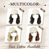 CHRSHN Hat Wigs for Women Baseball Cap With Hair Extensions
