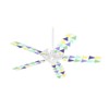 Triangles Cool - Ceiling Fan Skin Kit fits most 42