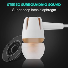 Cocoarm Type C Headphones, Super Deep Bass, Type C Earphones for LETV Stereo Ambient Noise, Noise Cancelling for Type-C Port Phones