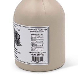 Sugar Bob's Finest Kind - Smoked Maple Syrup - Glaze, Marinade, Cocktail Mixer, 32 fl oz - Made in Vermont