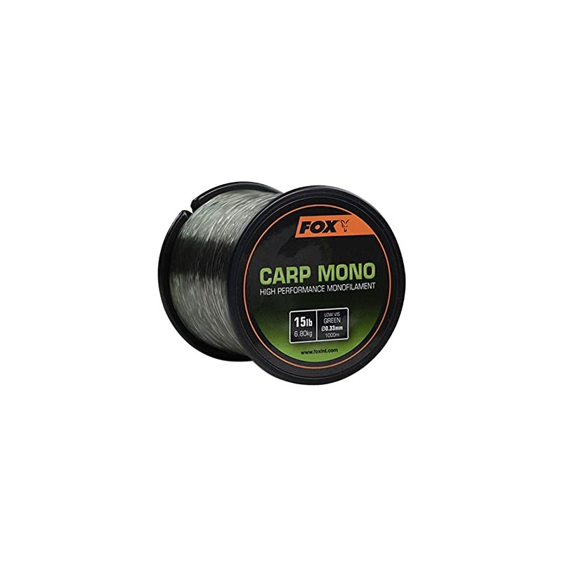 Fox Carp Mono Low Vis Green 1000m (12lb)
