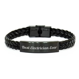 Spring Pet Products Electrician's Best Friend Interlaced Leather Valentine's Unique Gift from Electrician to Men