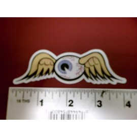 Flying Eyeball Vintage Drag Racing window sticker decal Von Dutch NHRA Rat Rod