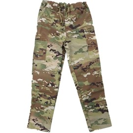 Tactical Surgical Scrub Pants, GI Mil-Spec Nylon/Cotton Ripstop, Cargo Pockets, Elastic Waist Drawstring Ties Made in USA (US, Alpha, X-Small, Regular, Regular, OCP Scorpion)