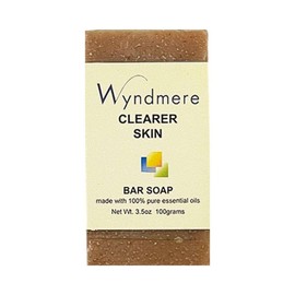 Wyndmere Clearer Skin Bar Soap - Handcrafted with Natural Ingredients and 100% Pure Therapeutic Essential Oils