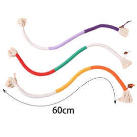 Cat Toy, Chewing Toy, Toothpaste, Bruxing Stick, Natural Safe, Chewing Stick, Cleaning Teeth, Tartar, Plaque, Harmless, Relieves Lack of Exercise, Obesity, Stress Relief, 23.6 inches (60 cm), 3 Colors