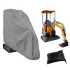 Cahuczlhoz 1x Full Cover for Mini Excavators Outdoor Waterproof UV