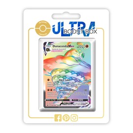 my-booster SWSH06-FR24-UB-206 Dunaconda VMAX (Sanaconda VMAX) 206/198 Secret Rainbow, Ultraboost X Epée et Bouclier 6 Règne de Glace, Box of 10 French Pokémon Cards