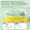 Lonlown 50kHz Cordless Ultrasonic Retainer Cleaner Machine Rechargeable Portable Wireless