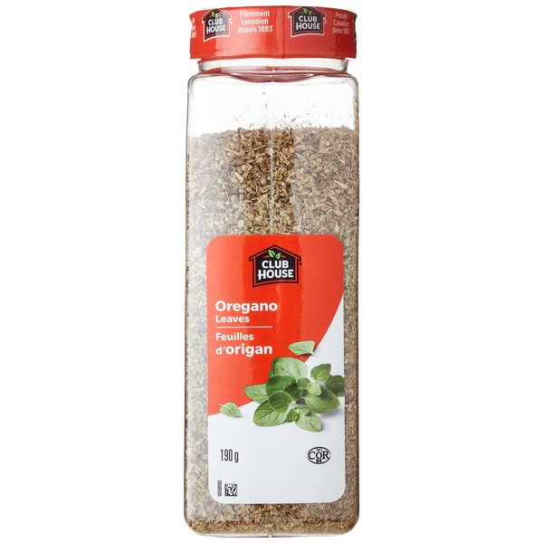 Club House, Quality Natural Herbs and Spices, Oregano Leaves, 190g