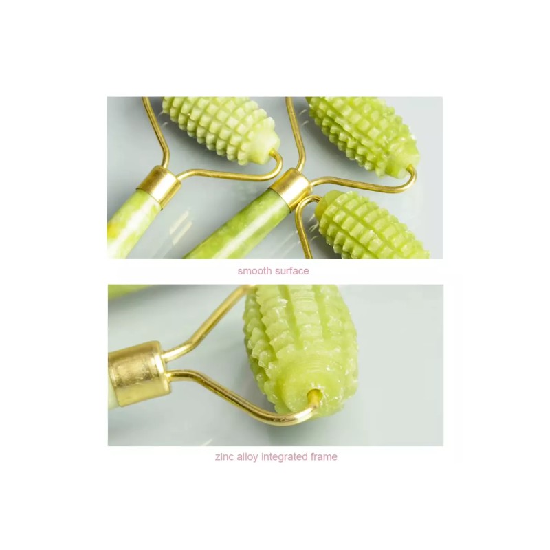Gua Sha Face Massage Roller Set Natural Jade Stone Professional