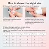 Sun&Beam Nails Handmade Nail Tip, Medium, Long, Almond, False Claws,