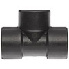 Banjo TEE100 Polypropylene Pipe Fitting, Tee, Schedule 80, 1" NPT