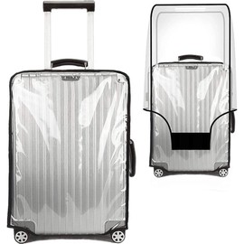 Clear PVC Suitcase Cover Protectors 24 inch Transparent Travel Luggage Covers for Suitcase Tsa Approved