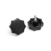 Design61 Set of 4 Star Grip Handwheel M8 x 20