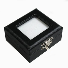 GOLbox A TOP Glass Gemstone GEM Display Box Size 5.5x5x2.5 cm (2.2X1.9x1 INCH) Coin Diamond Jewelry