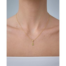 PAVOI 14K Gold Plated Whimsical Charm Pendant Necklaces for Women - Adjustable Sliding Chain Dainty Necklace Charms Pack - Customizable Cubic Zirconia Star Heart Religious Sports Pearl Pendants Set