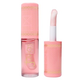 Juvia's Place Magic Lip Oil Watermelon - Hydrating Plumper All Day Light Non Sticky Lipgloss Makeup - Enhance Beauty w/Glossy Dewy Shine Glow & Moisture for Dry Chap Lips - Vitamin E Fruit Extract
