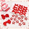 STGDAK Red Bows For Hair Bow Y2k Star Clips Cute