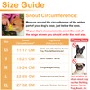 Dog Muzzle Soft Mesh Muzzle - Adjustable Breathable Dog Muzzle,