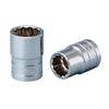 KTC 12-Angle Socket B4-7/16W-H Size: 7/16 inch x Drive Size: 12.7 mm