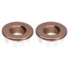 uxcell Sink Trim Overflow Cover, 2Pcs Sink Overflow Rings Bathroom