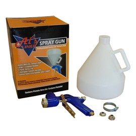 Al's Liner Professional Series Hopper Pneumatic Air Texture Spray Gun - 1.25 Gallon - Great for Spraying Truck Bed Liners, Drywall Mud and Ceiling Textures (ALS-SG2)