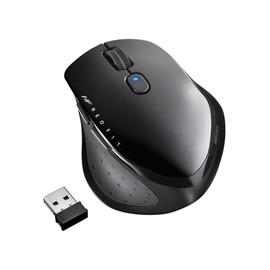 BUFFALO BSMBW515SBK Wireless BlueLED 5 Button NeoFit Mouse, Small, Black