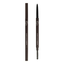 BOM Super Slim Eyebrow 0.1g, Charcoal Brown, 1.5mm Defining Brow Pencil Hard Formula Natural Looking Long-lasting