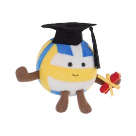 Apricot Lamb Graduated Volleyball Stuffed Animals for Kids, Soft Cute Plush Toys for Baby Girl and Boy, Fluffy Graduated Volleyball