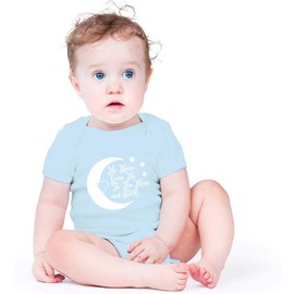 SproutJoy I Love My Nana - Body para bebé, ropa de bebé para abuela, anuncio de embarazo, Azul, 12 meses