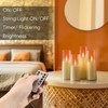 Homemory Ivory Flameless LED Candles with Remote Control & Timer,