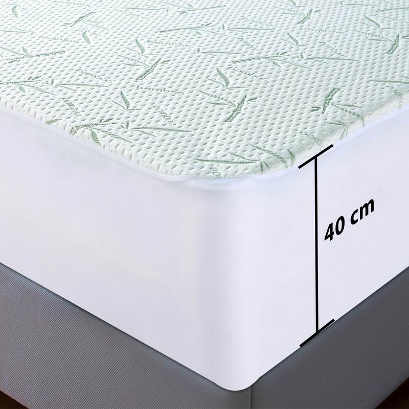 Utopia Bedding Waterproof Bamboo Mattress Protector 135 x 190 cm