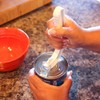 Home-X Ergonomic Ring-Pull Helper, Perfect for Opening Ring-Pull Cans, White