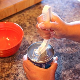 Home-X Ergonomic Ring-Pull Helper, Perfect for Opening Ring-Pull Cans, White ()