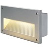 SLV 229062 BRICK DOWNUNDER E14, silvergrey, max 40W, IP44, Aluminium,