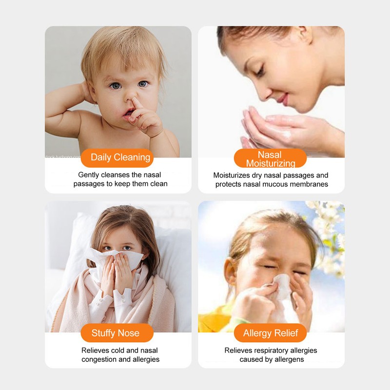 Nasal Irrigator USB Rechargeable 2 Modes One Button Start IP22