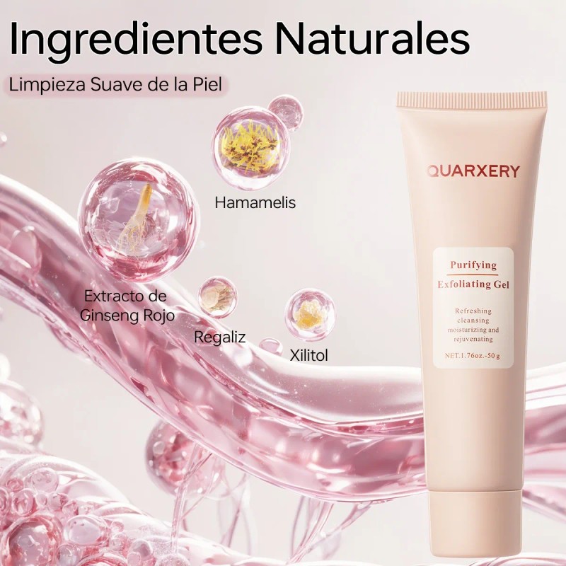 Gel Exfoliante Blanqueador Quarxery Para Eliminar Puntos Neg