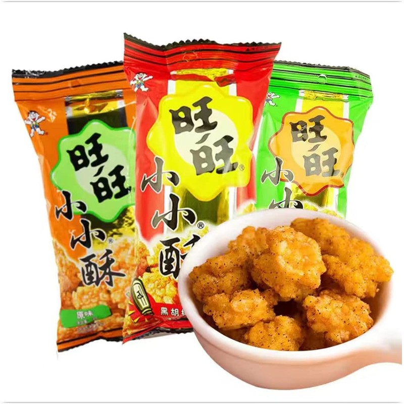WOW-great Wangwang Xiaoxiaosu 18g*10袋 旺旺小小酥 休闲解馋小吃儿童零食 (（Original）原味)