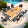Pellebant Patio Stackable Wicker Dining Chair Sets of 2, Stacking