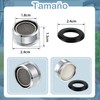 5 Pieces Filter Faucet 24mm Male Thread Aerator Replacement Basin