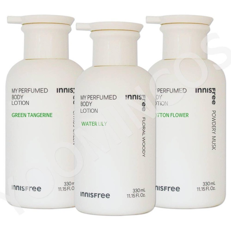 Innisfree 이니스프리 마이 퍼퓸드 바디 로션 330ml/워터릴리/코튼 플라워/그린 탠저린 [워터