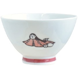 Ijinsha KYU-JITSU 85408 Rice Bowl, Diameter 4.1 x 2.4 inches (10.3 x 6 cm), Princess