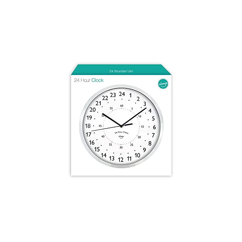 Winkee - 24 Hour Wall Clock | The slightly different